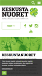 Mobile Screenshot of keskustanuoret.fi